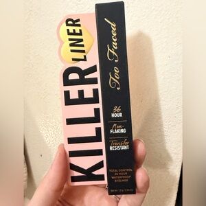 Too Faced Killer Black Liner NWT